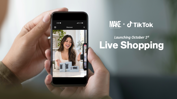 MAKE Live Shopping announcement